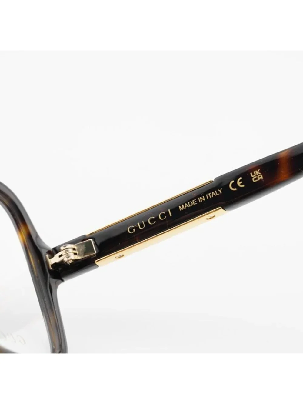 Gucci GG1193OA 002 Eyeglasses Havana 57mm Square Frame